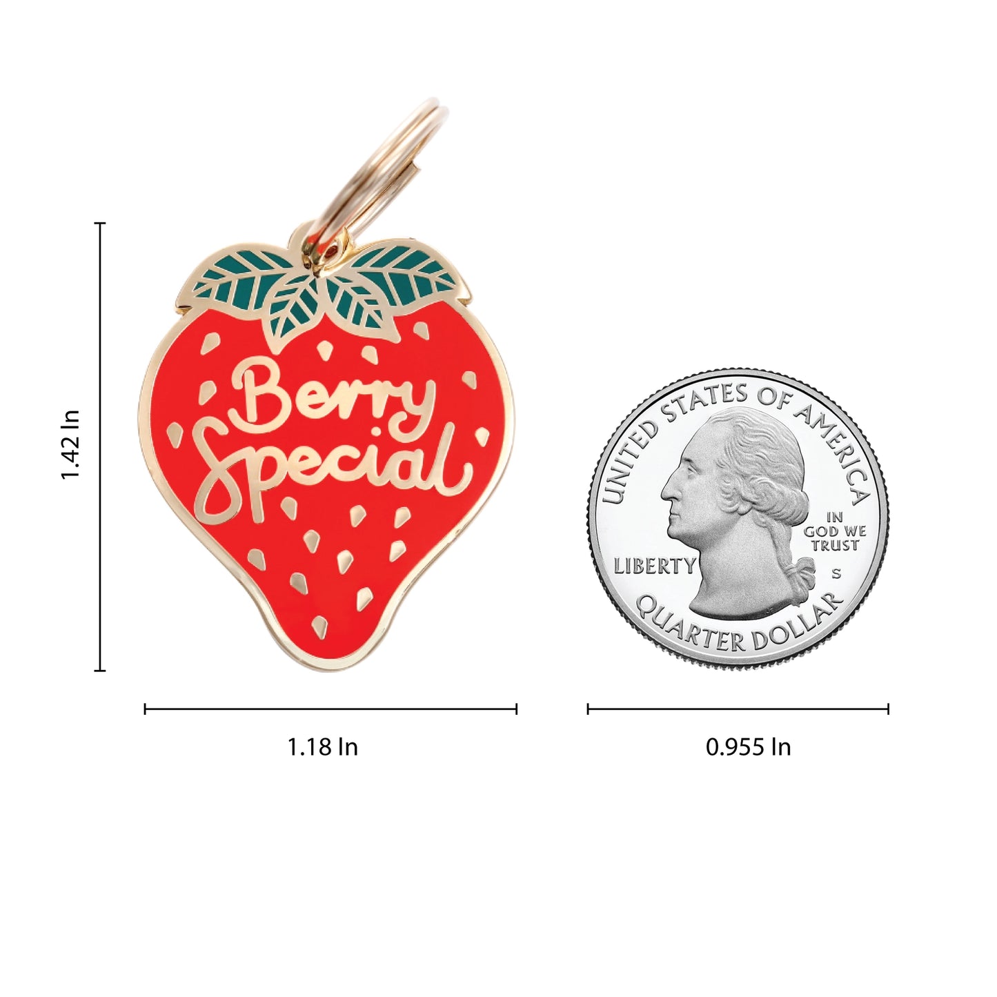 TWO TAILS PET COMPANY - Berry Special Pet ID Tag