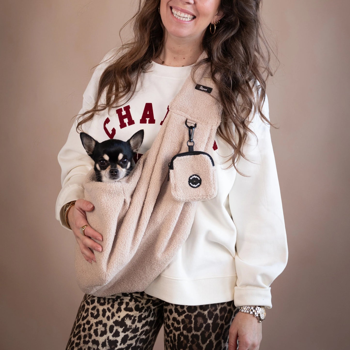 THE DOG LABEL - TDL Teddy Bag – Creme - OSSO BLU