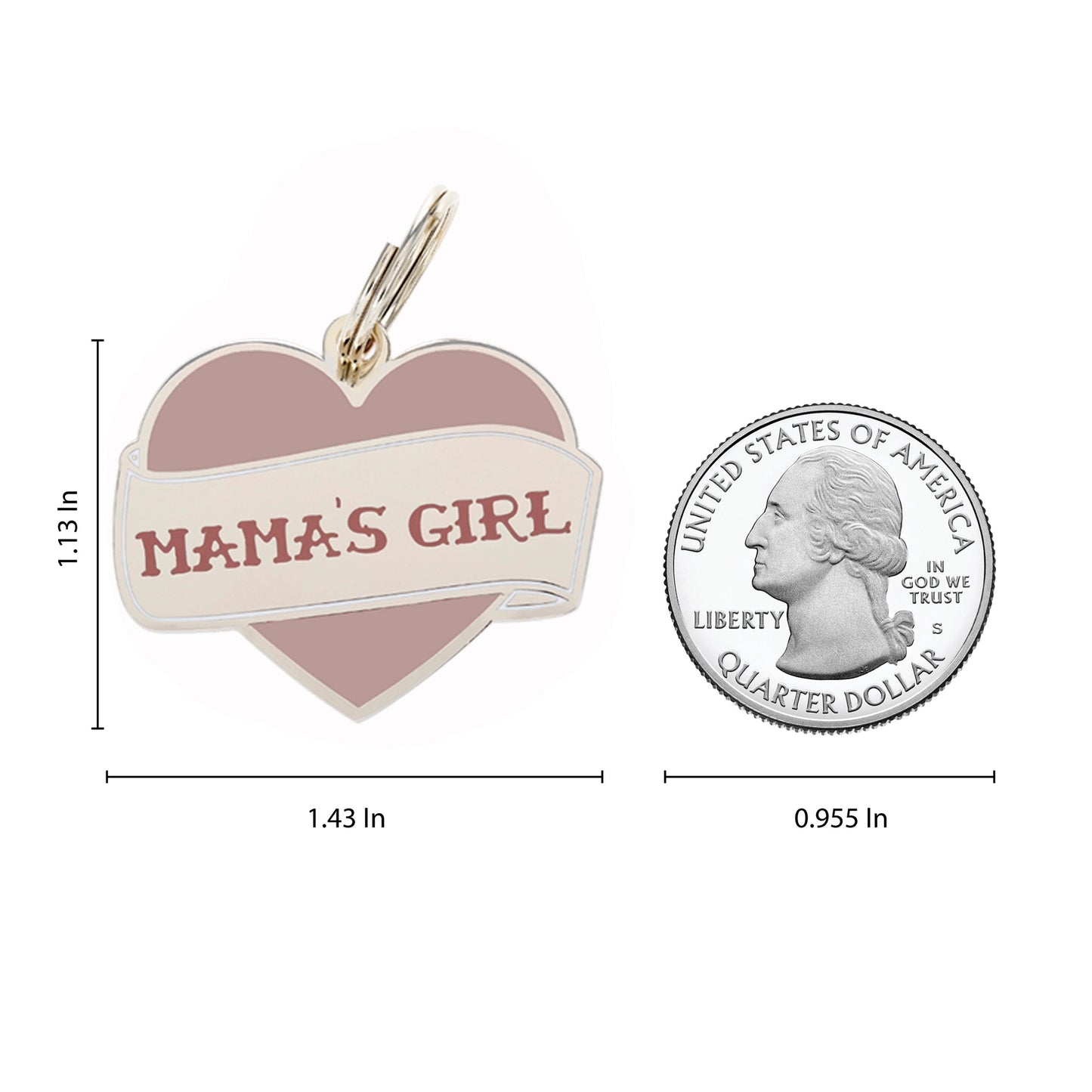 VORBESTELLUNG - Mama's Girl Pet ID Tag - OSSO BLU