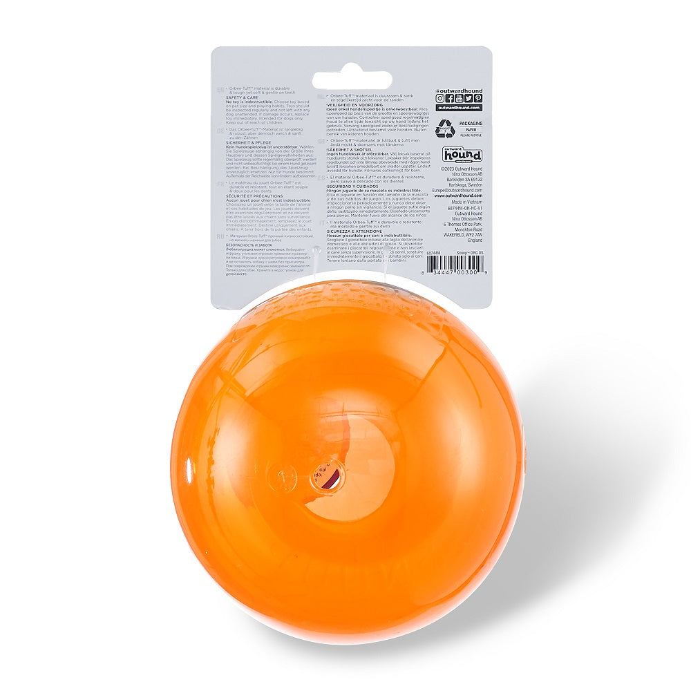 PLANET DOG - Snoop – Interaktives Spielzeug (Orange, 12,5 cm)