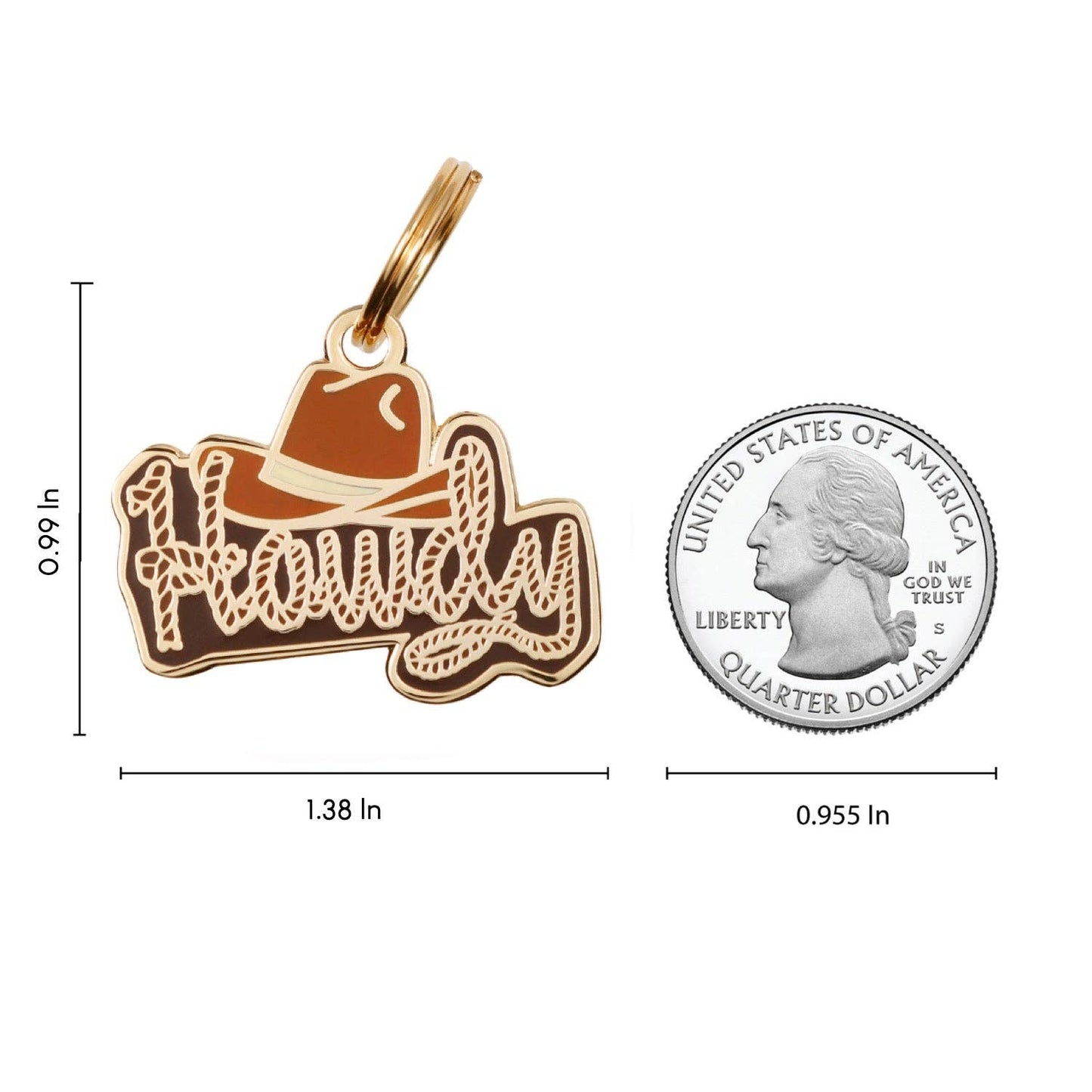 VORBESTELLUNG - Howdy Pet ID Tag - OSSO BLU