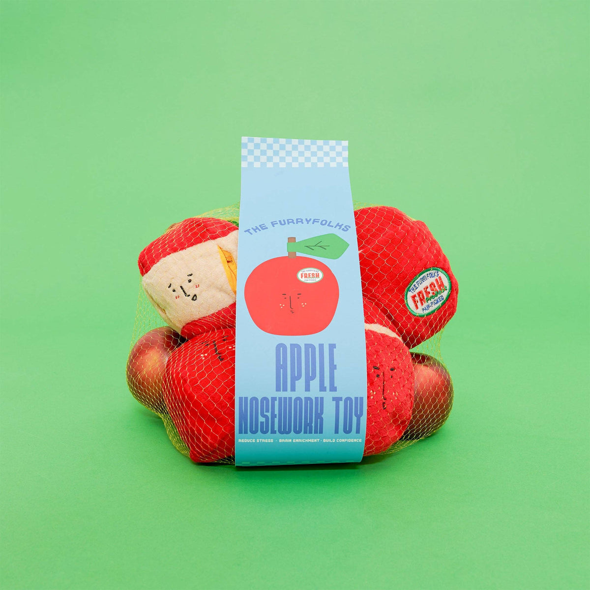 the furryfolks - Apple Nosework-Spielzeug für Hunde - OSSO BLU