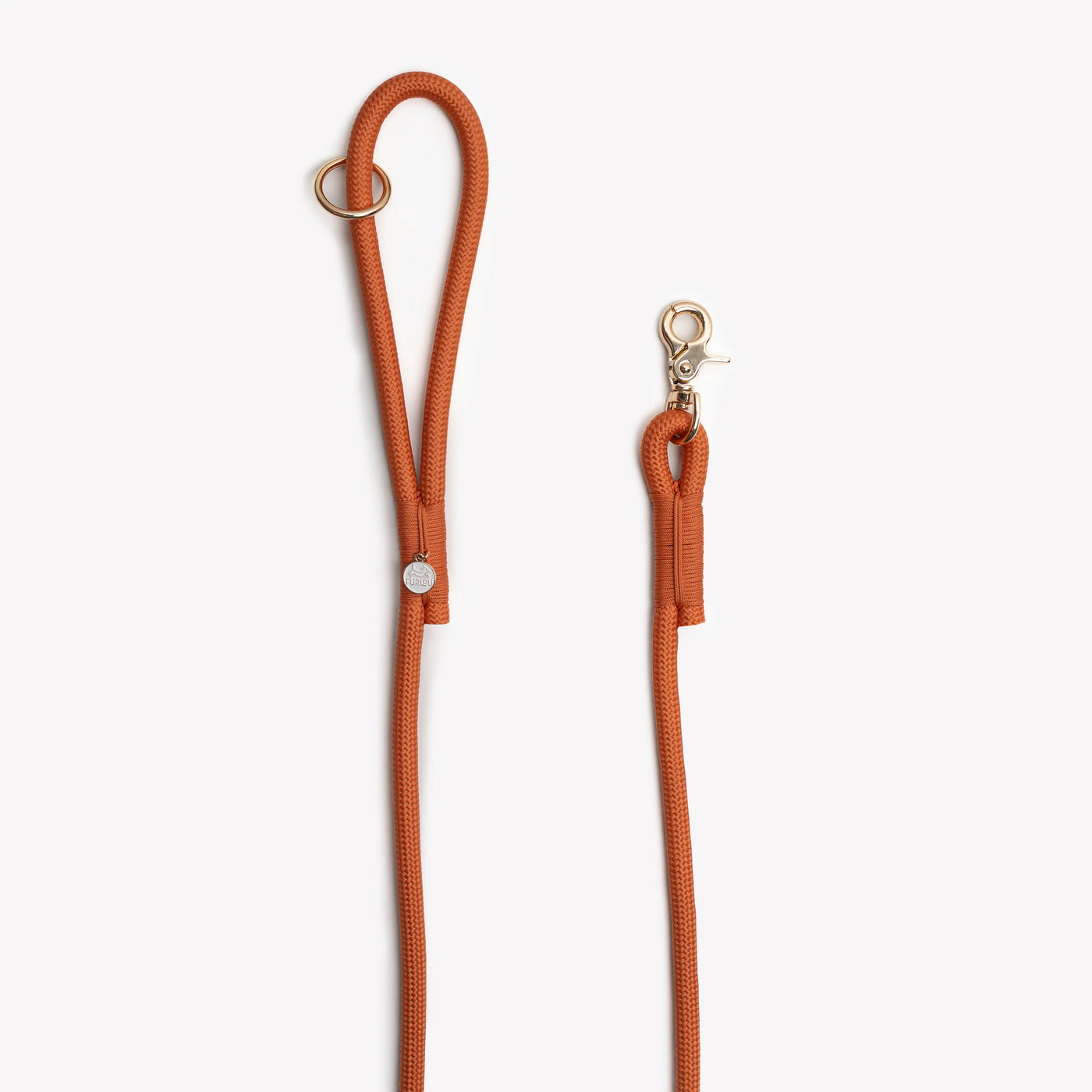 FURLOU - „Terracotta“ – Geflochtene Hundeleine