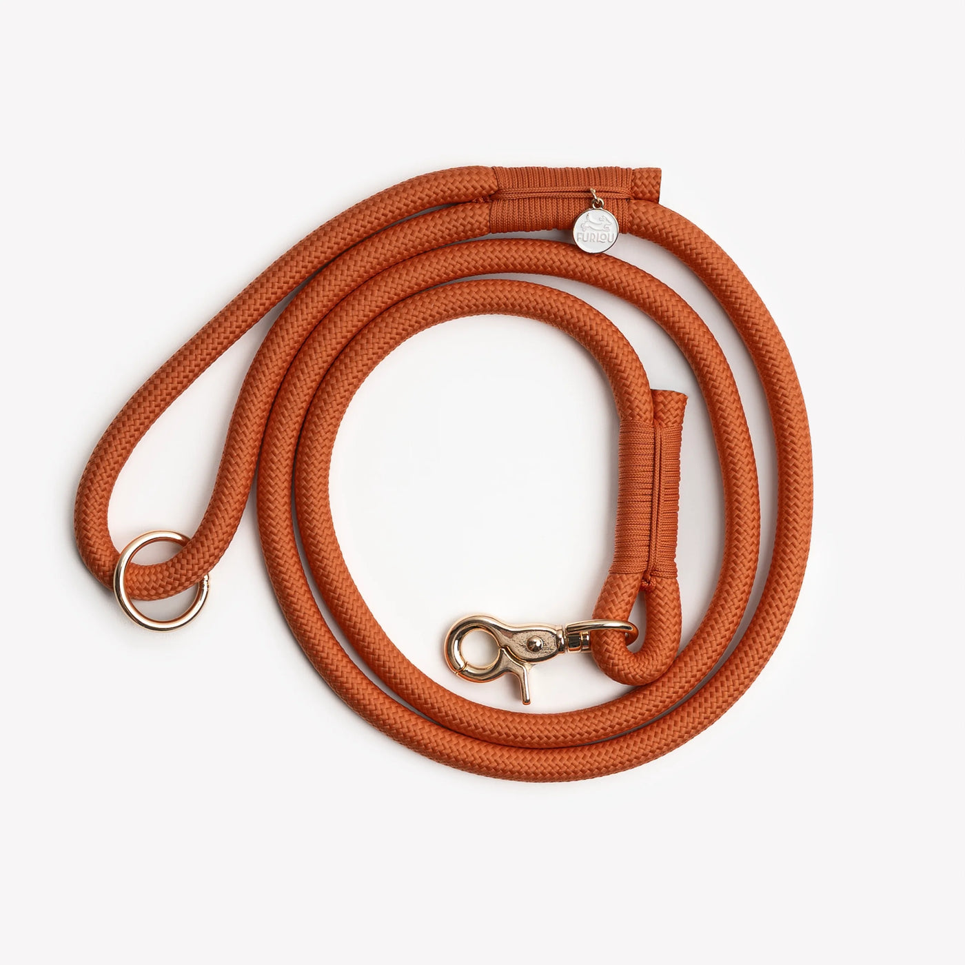 FURLOU - „Terracotta“ – Geflochtene Hundeleine