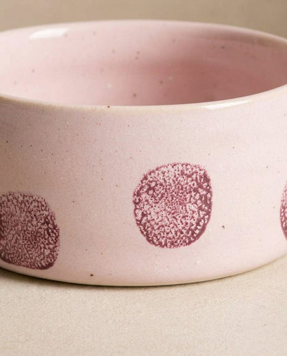 EGG BACK HOME – Pop Dots Hundenapf Rosa