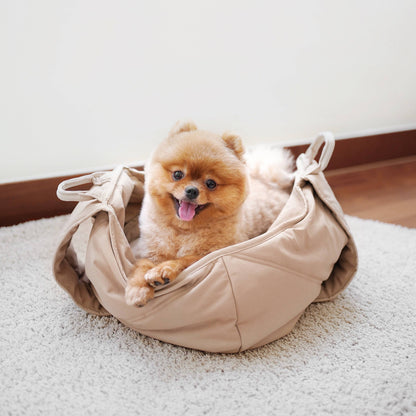 LAMBWOLF COLLECTIVE - OLLA Tragetasche für Hunde – Camel - OSSO BLU