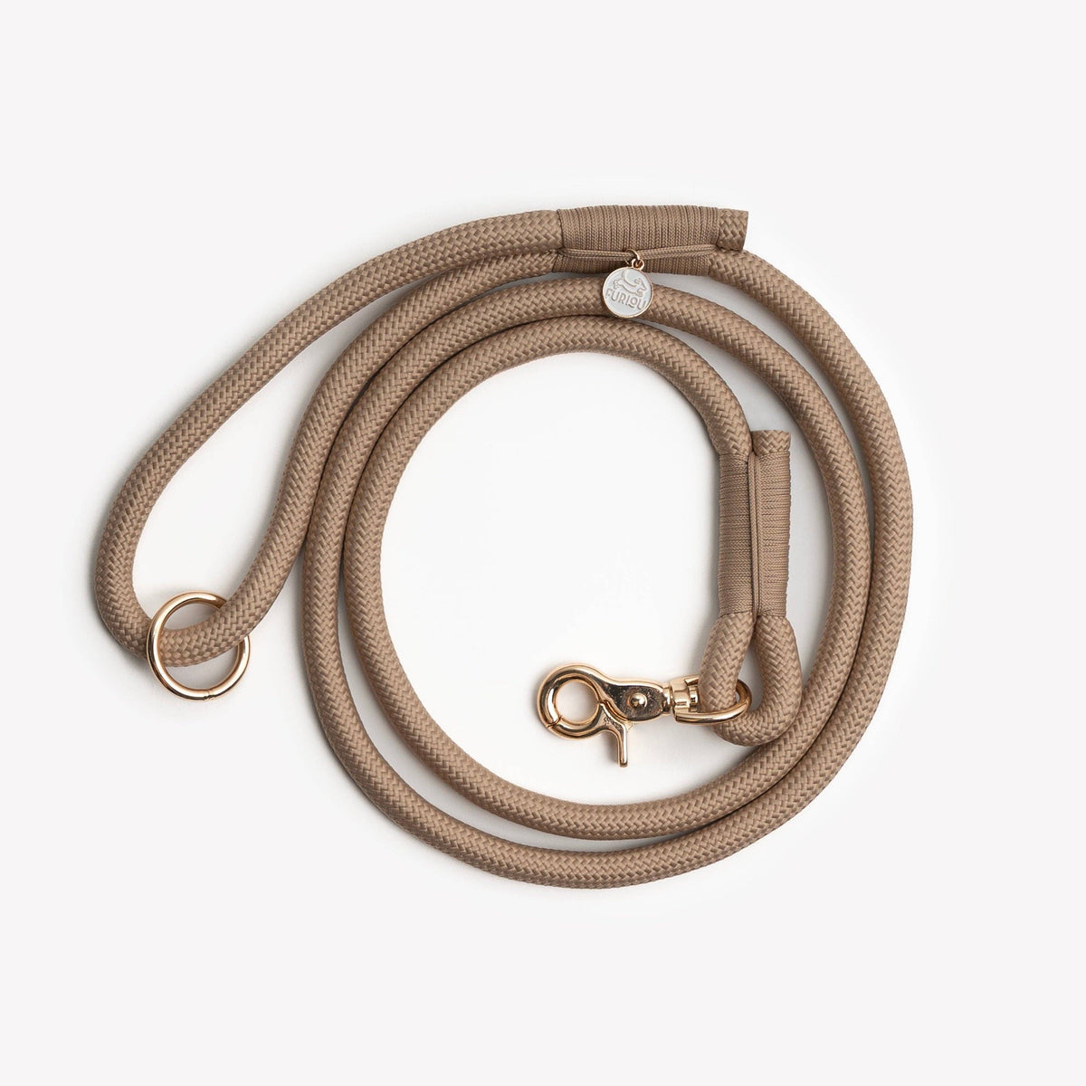 FURLOU – Geflochtene Hundeleine Sand