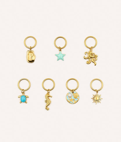 CAFIDE – Charm Set „Seehund Sira“ (7 Stück) - OSSO BLU