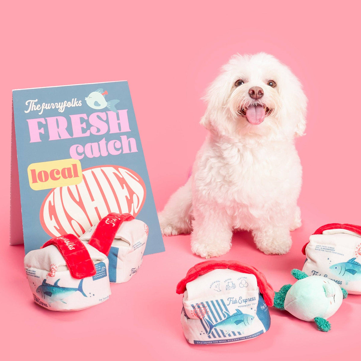 the furryfolks - Fisch Express Nasenarbeit Spielzeug - OSSO BLU