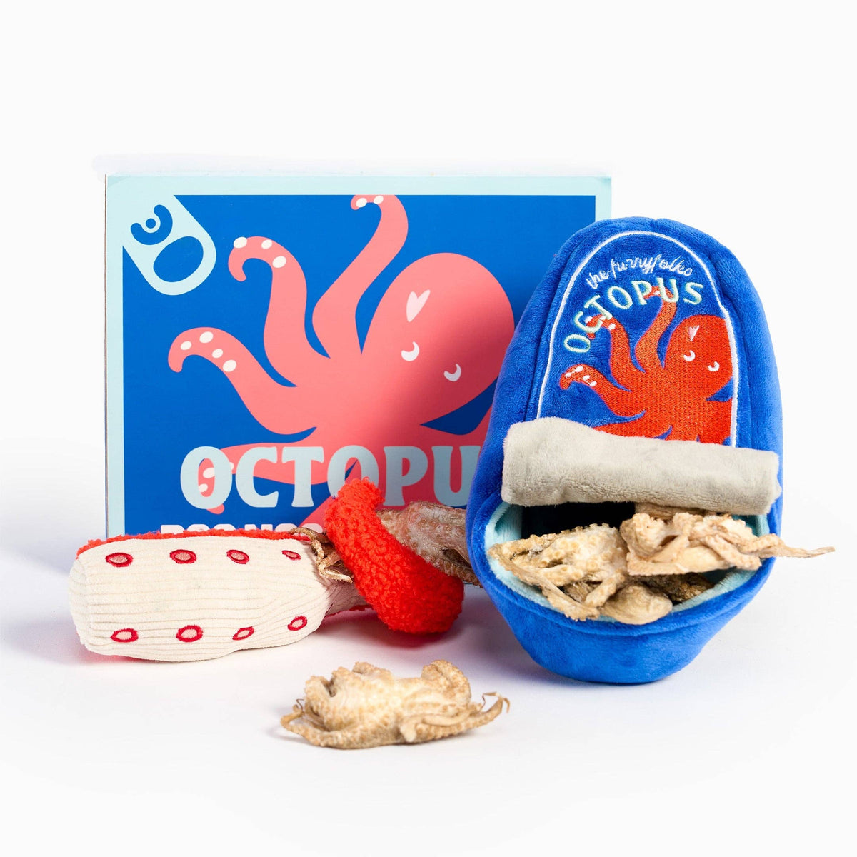 the furryfolks - Nasenteppich Spielzeug mit Oktopus aus der Dose - OSSO BLU