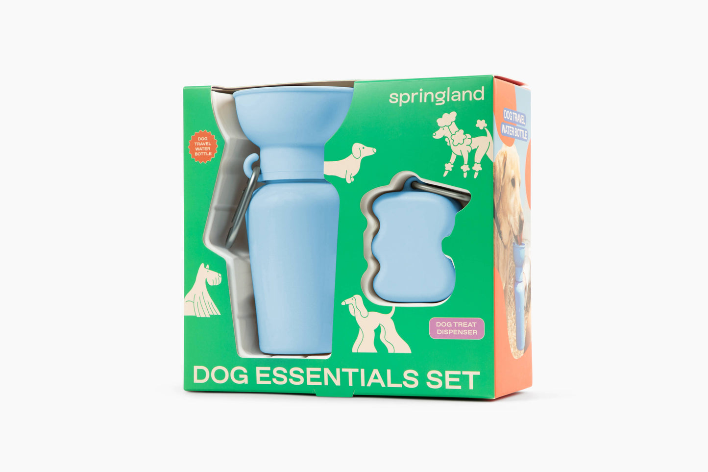 SPRINGLAND PETS - Geschenkbox-Set für Hunde - OSSO BLU
