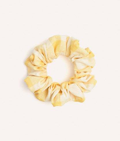 CAFIDE – Scrunchie „Vichy Gelb“ (Noa) - OSSO BLU
