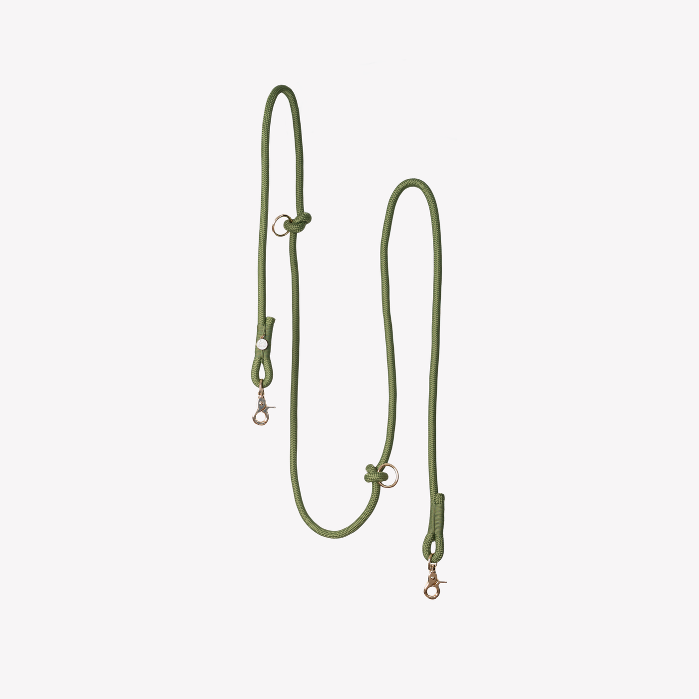 FURLOU - "Green" - Hands-free Dog Leash, Braided