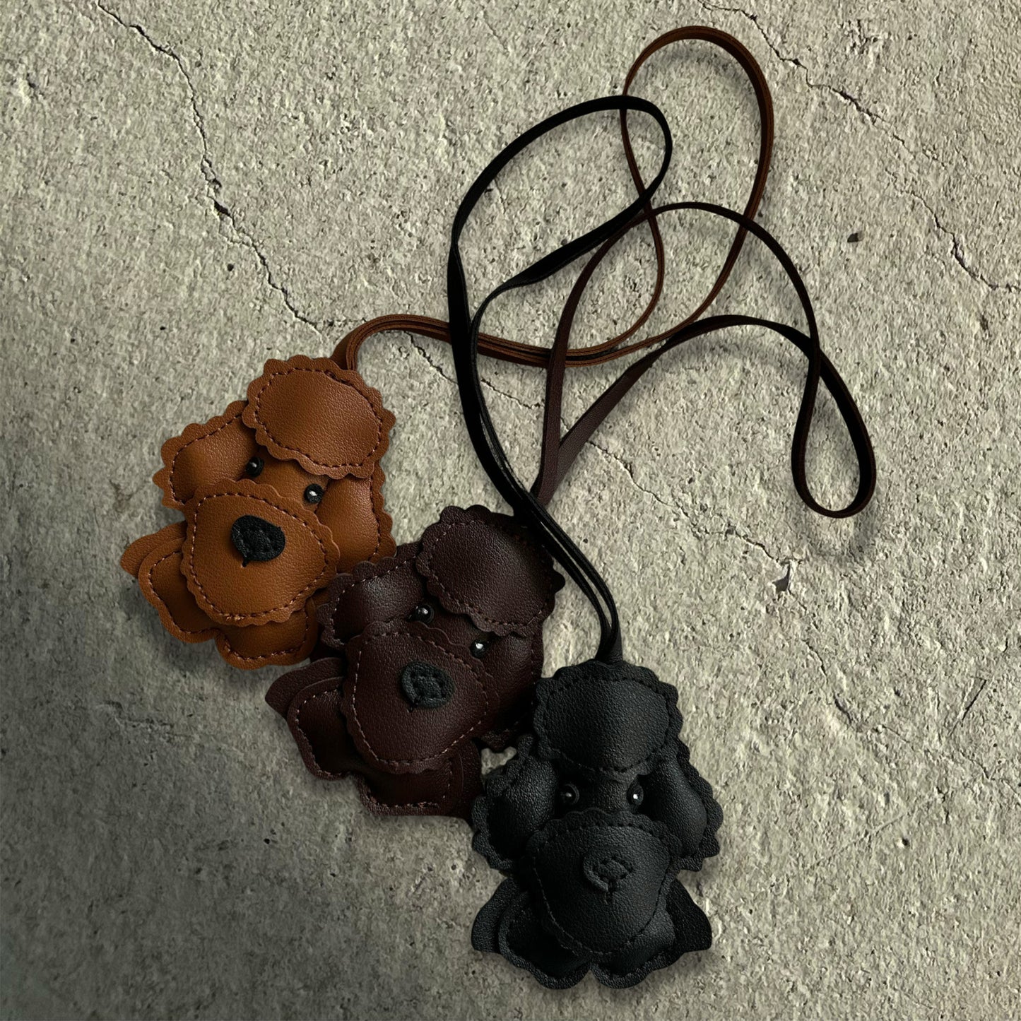 OSSO BLU - Poodle pendant for your bag - Charming companion