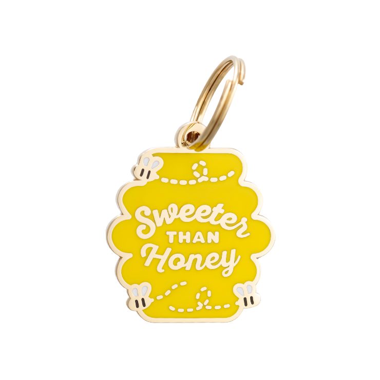 TWO TAILS PET COMPANY - Sweeter Than Honey Pet ID Tag