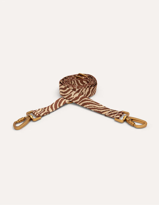 DOGGUO - Zebra Leine – Brown/Beige - OSSO BLU