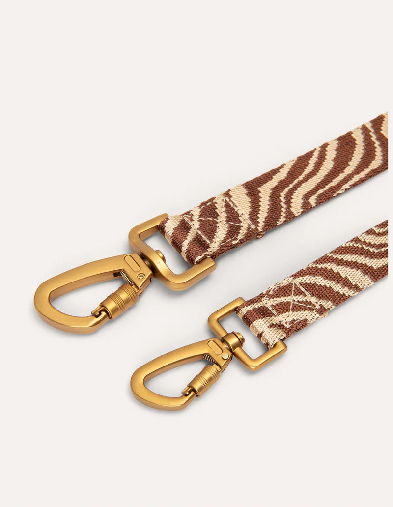 DOGGUO - Zebra Leine – Brown/Beige - OSSO BLU