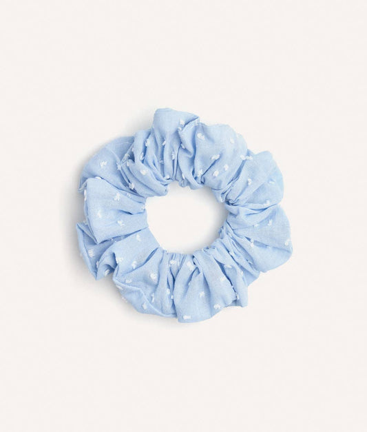 CAFIDE – Scrunchie „Plumeti Blau“ (Noa) - OSSO BLU