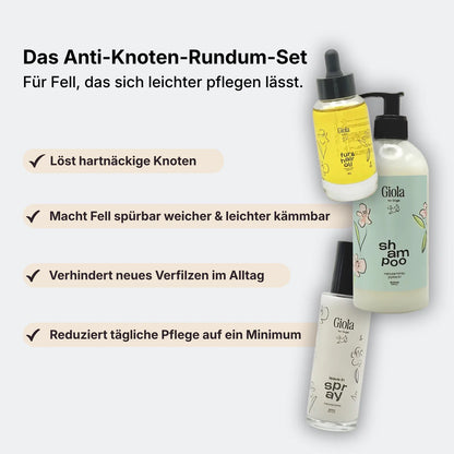 GIOLA BEAUTY - Anti-Knoten-Rundum-Set - OSSO BLU