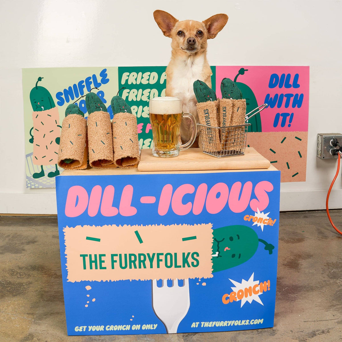 the furryfolks - Nosework-Hundespielzeug „Fried Pickle“ - OSSO BLU