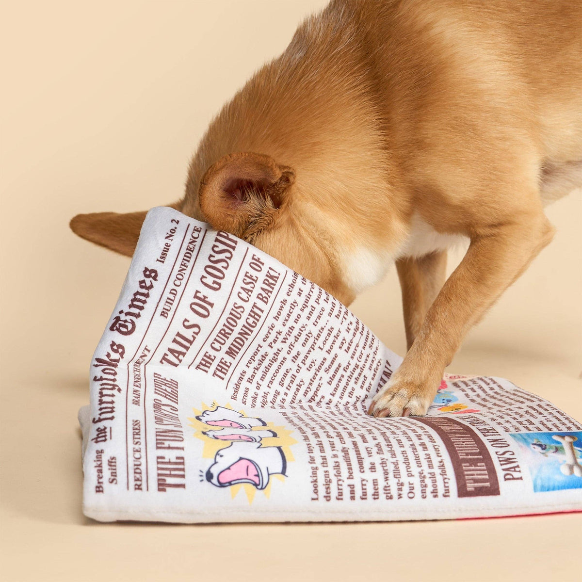 the furryfolks - Zeitungsausgabe Nr. 2 Nosework-Spielzeug - OSSO BLU