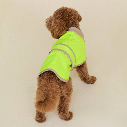 LUMIIES – Glow Raincoat Mini-Fit Hunderegenmantel Neongelb