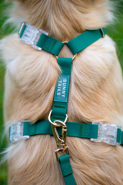 SUNNY TAILS - Meadow Green Cloud Lite Dog Harness - OSSO BLU