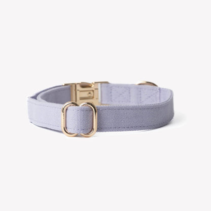 FURLOU – Hundehalsband aus Baumwoll-Canvas in Lavender - OSSO BLU