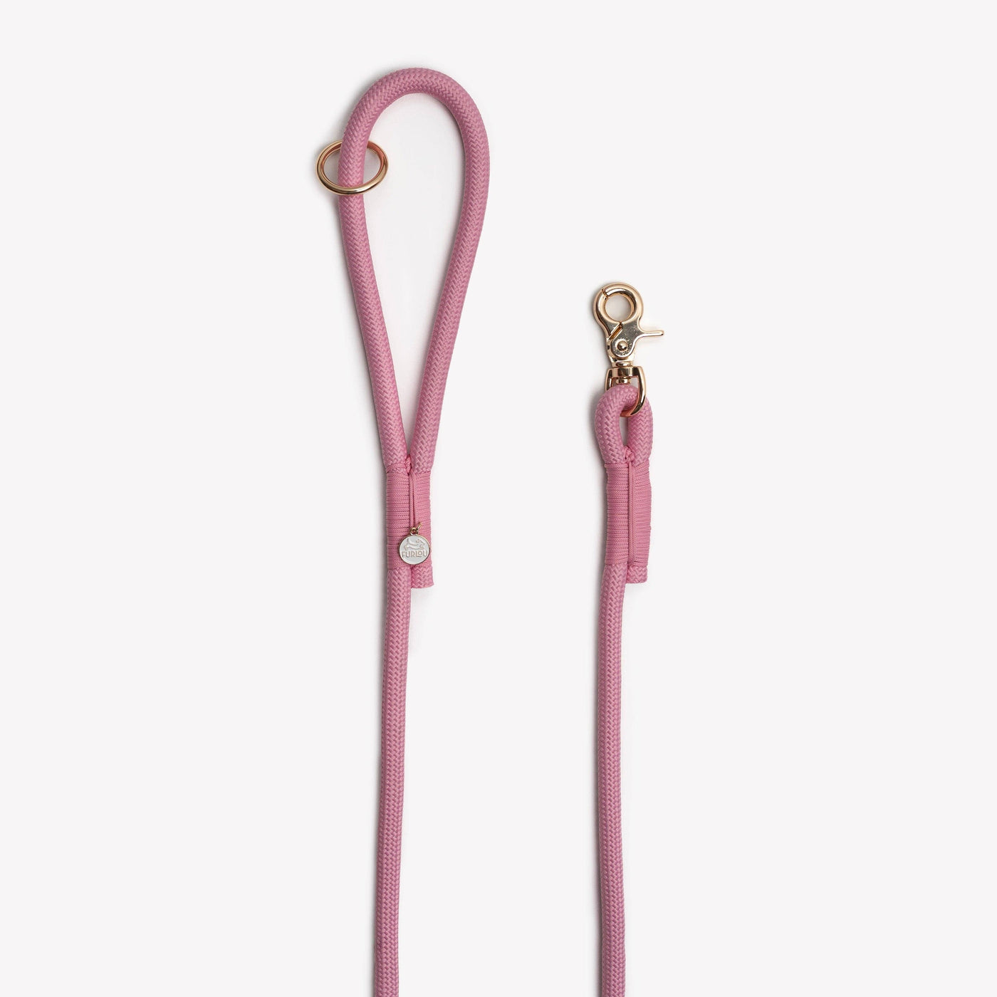 FURLOU - "Pink" - Braided Dog Leash
