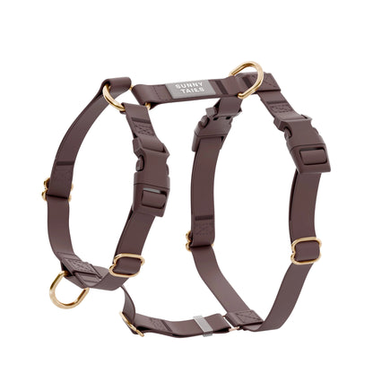 SUNNY TAILS - Wasserdichtes Hundegeschirr - Espresso Brown
