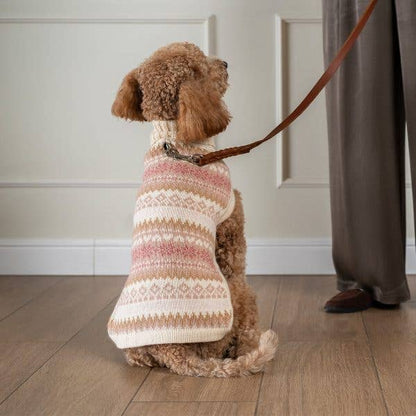 Alqo Wasi - Herbst-Medley Alpaka-Hundepullover: Altrosa / XS - OSSO BLU