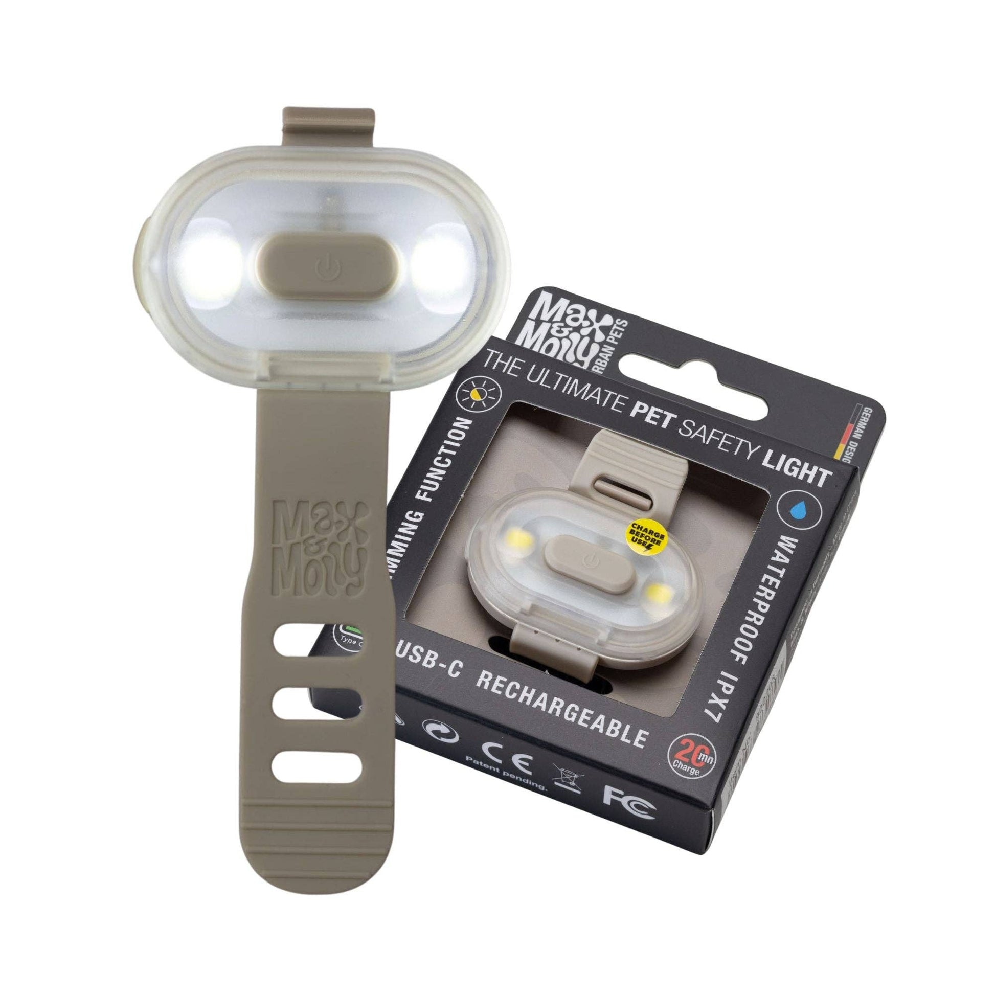 MAX & MOLLY – Matrix 2.0 Ultra LED „Sicherheitslicht Sand“ - OSSO BLU