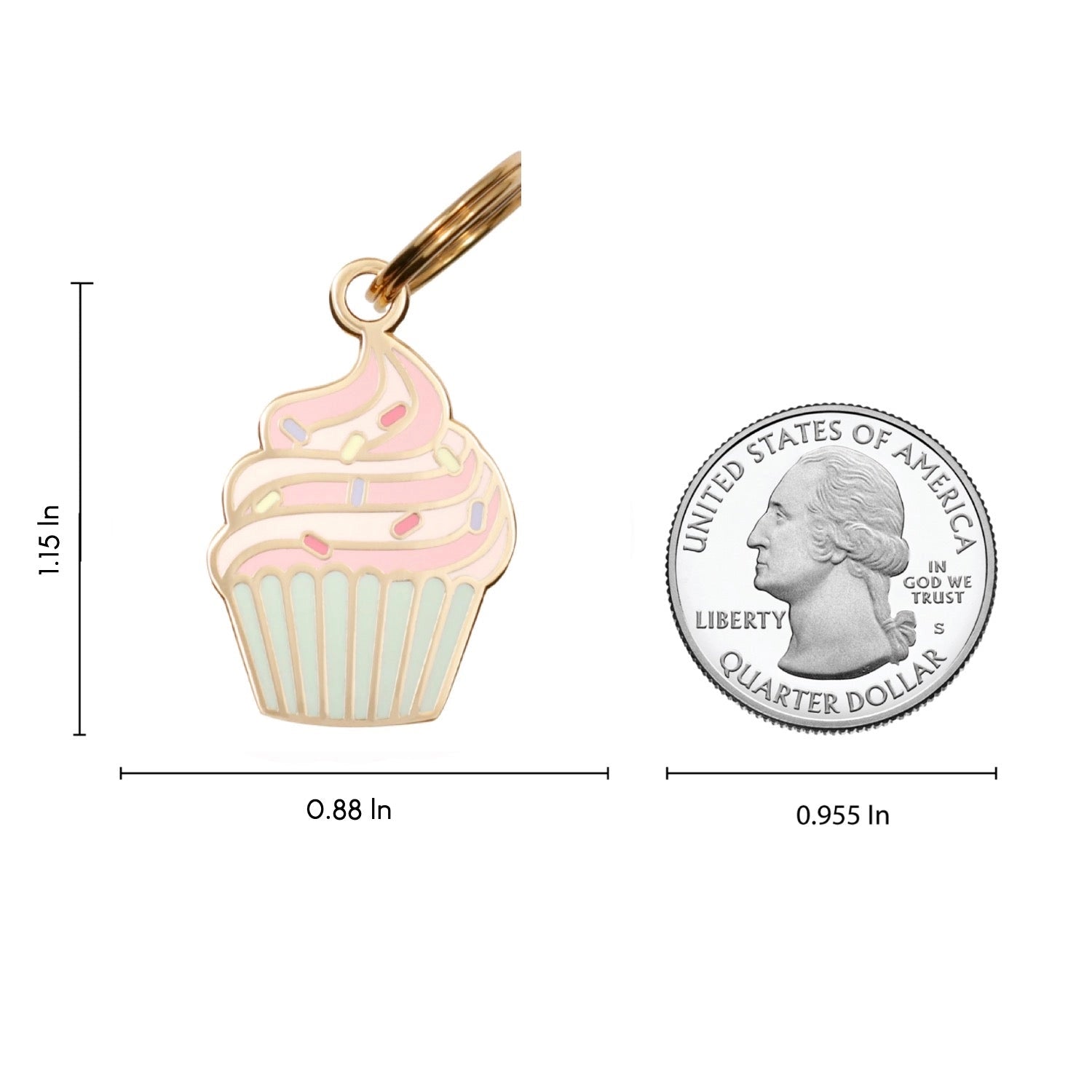 TWO TAILS PET COMPANY - Cupcake Pet ID Tag - OSSO BLU