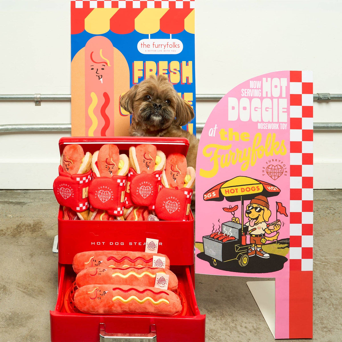 the furryfolks - Hot Doggie Nosework-Spielzeug - OSSO BLU