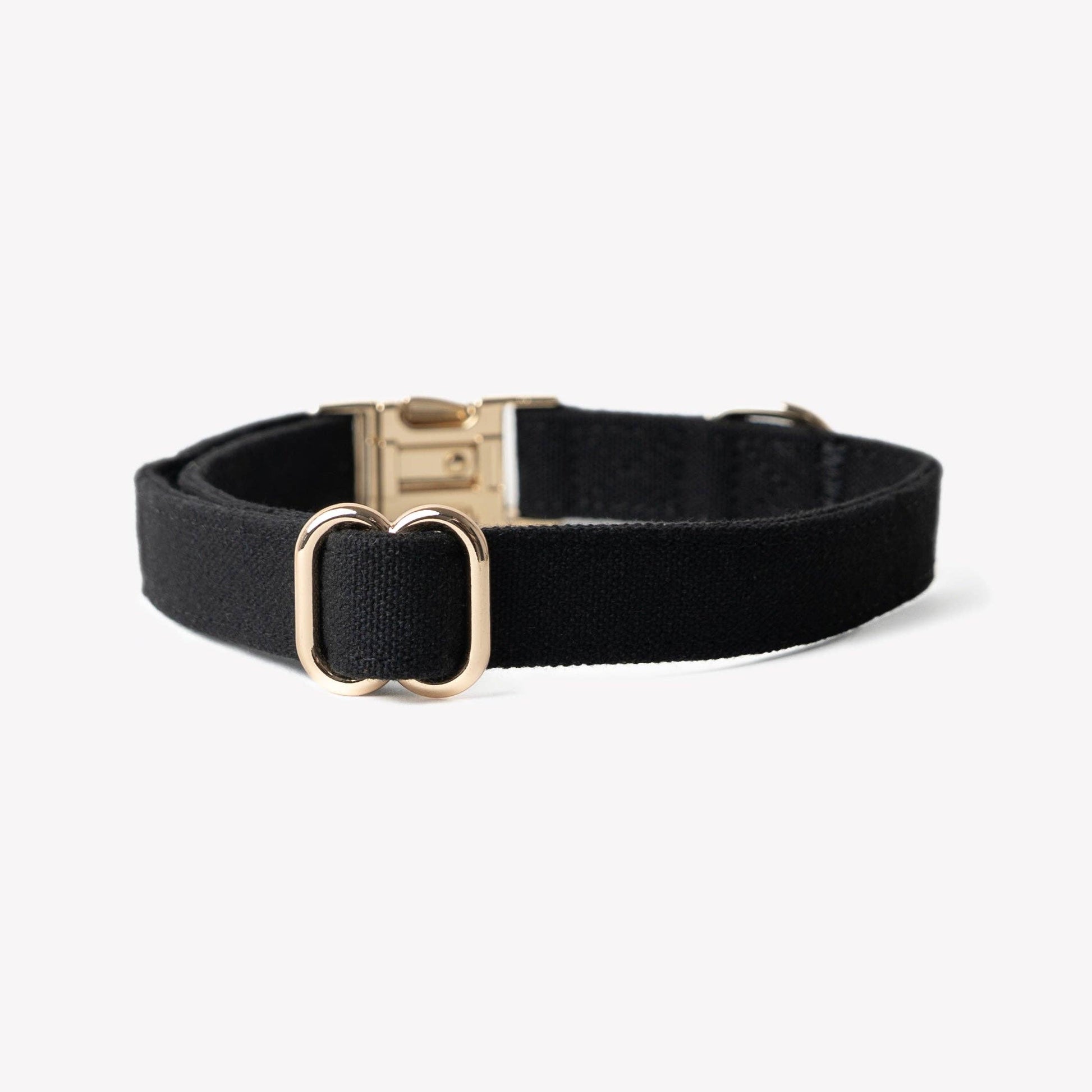 FURLOU – Hundehalsband aus Baumwoll-Canvas in Schwarz - OSSO BLU