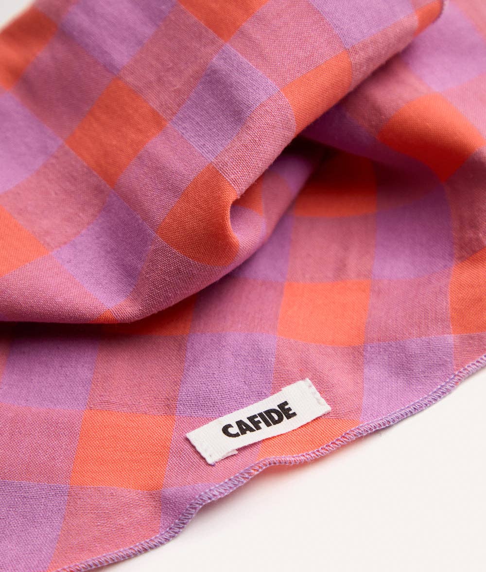 CAFIDE – Hundebandana Vichy-Karo (Violett)