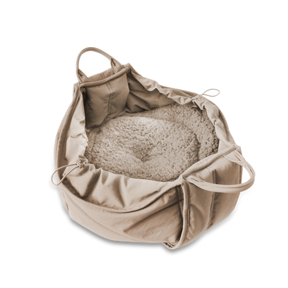 LAMBWOLF COLLECTIVE - OLLA Tragetasche für Hunde – Camel - OSSO BLU