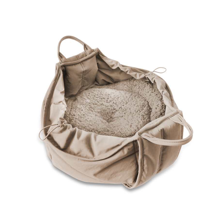 LAMBWOLF COLLECTIVE - OLLA Tragetasche für Hunde – Camel - OSSO BLU