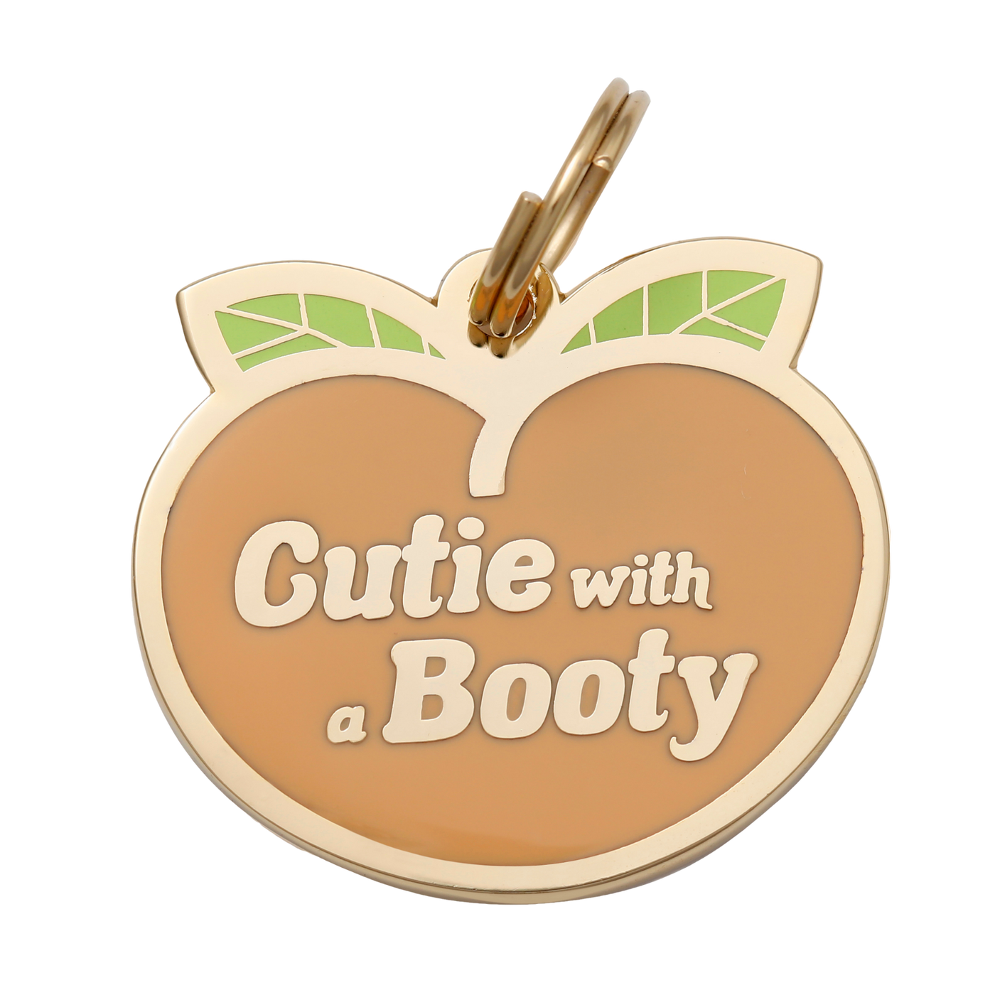 TWO TAILS PET COMPANY - Cutie with a Booty Pet ID Tag