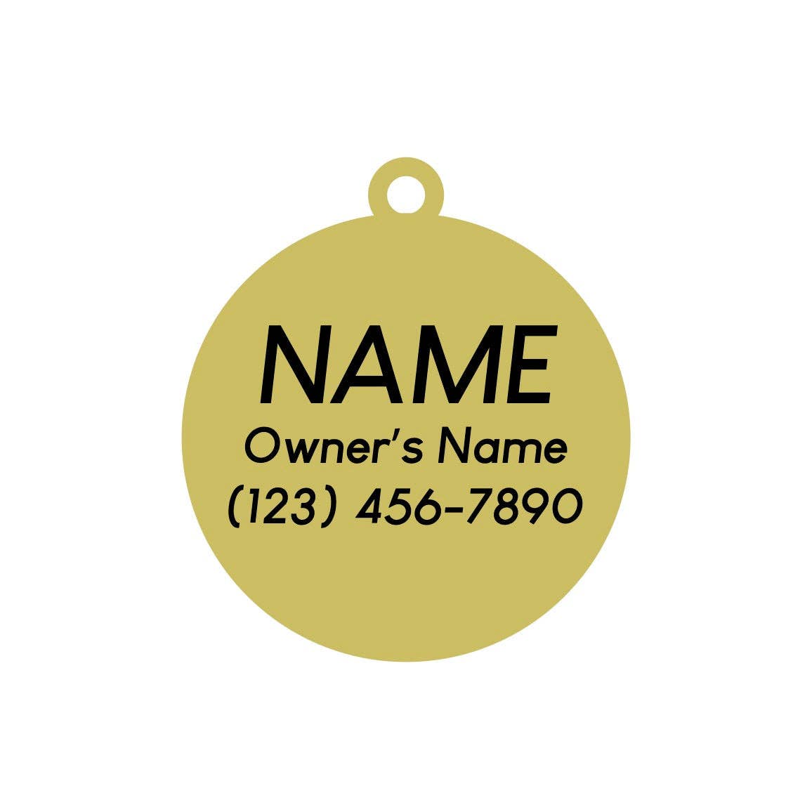 TWO TAILS PET COMPANY - Cute But Psycho Pet ID Tag