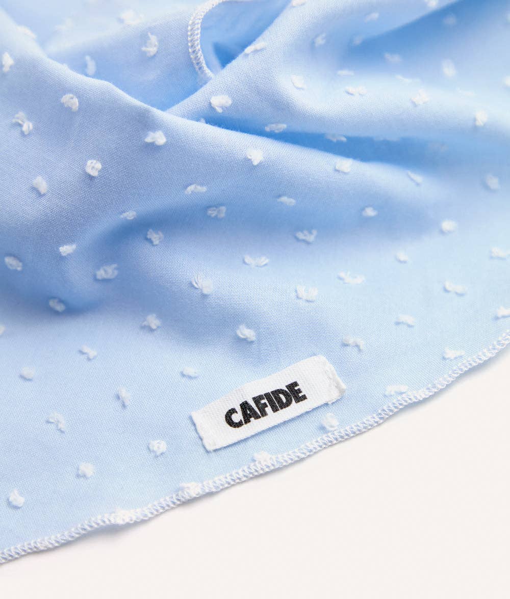 CAFIDE – Hundebandana Plumeti (Blau, Creme) - OSSO BLU