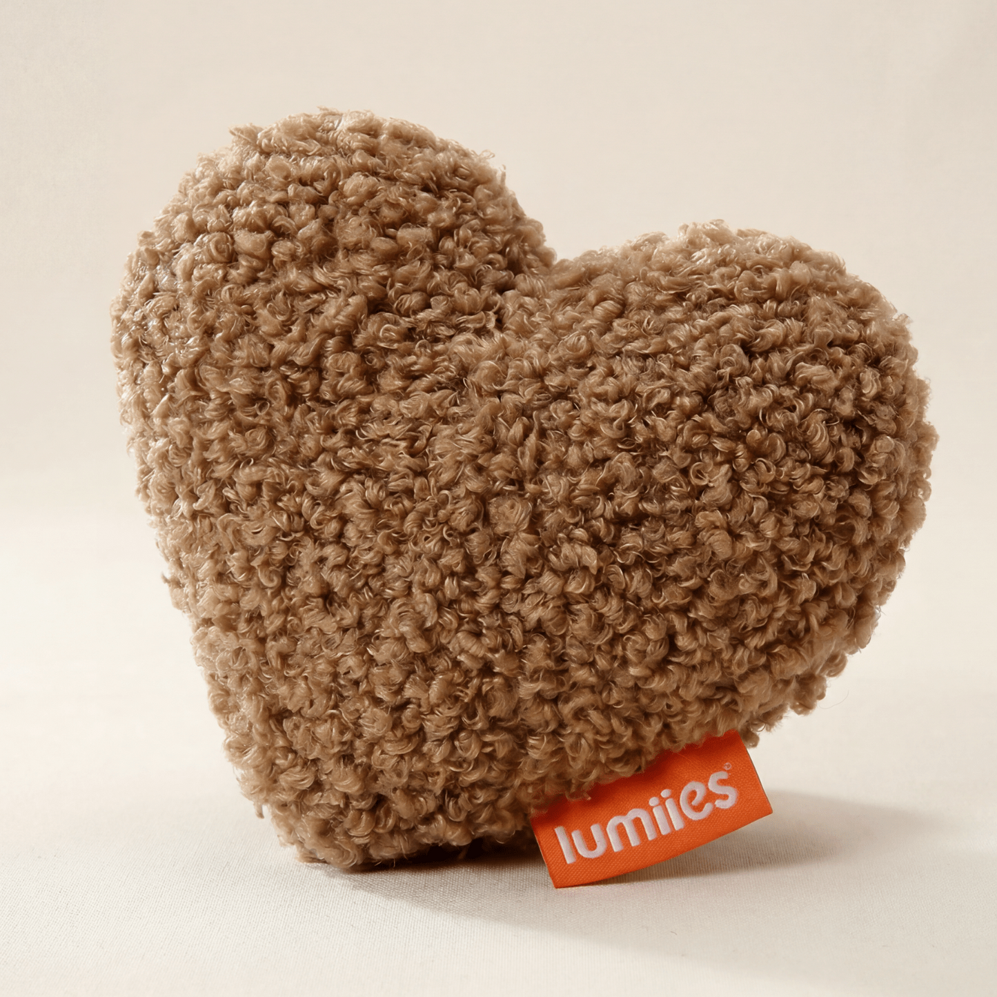 LUMIIES – The Studio Heart Kuschel- & Spielkissen Toffee Mousse
