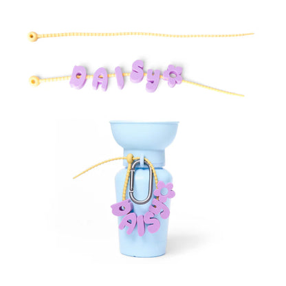 SPRINGLAND PETS - Verstellbarer Silikon Charm Strap für Hundezubehör - OSSO BLU