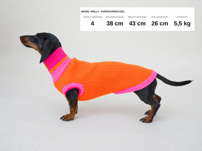 LUMIIES – Glow Jumper 2.0 Hundepullover Sunny Tangerine