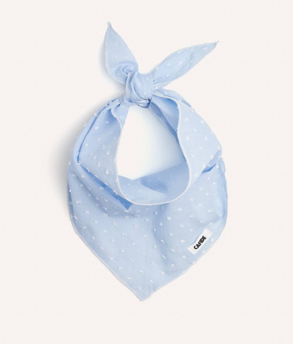 CAFIDE – Hundebandana Plumeti (Blau, Creme) - OSSO BLU