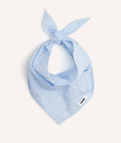 CAFIDE – Hundebandana Plumeti (Blau, Creme) - OSSO BLU