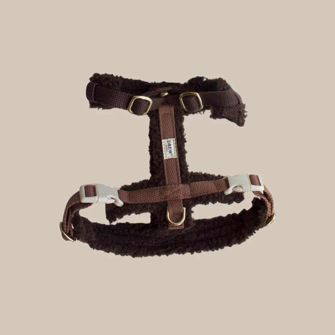 DREW'S DOGWEAR - Teddy-Geschirr (braun)