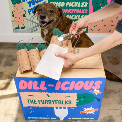 the furryfolks - Nosework-Hundespielzeug „Fried Pickle“ - OSSO BLU