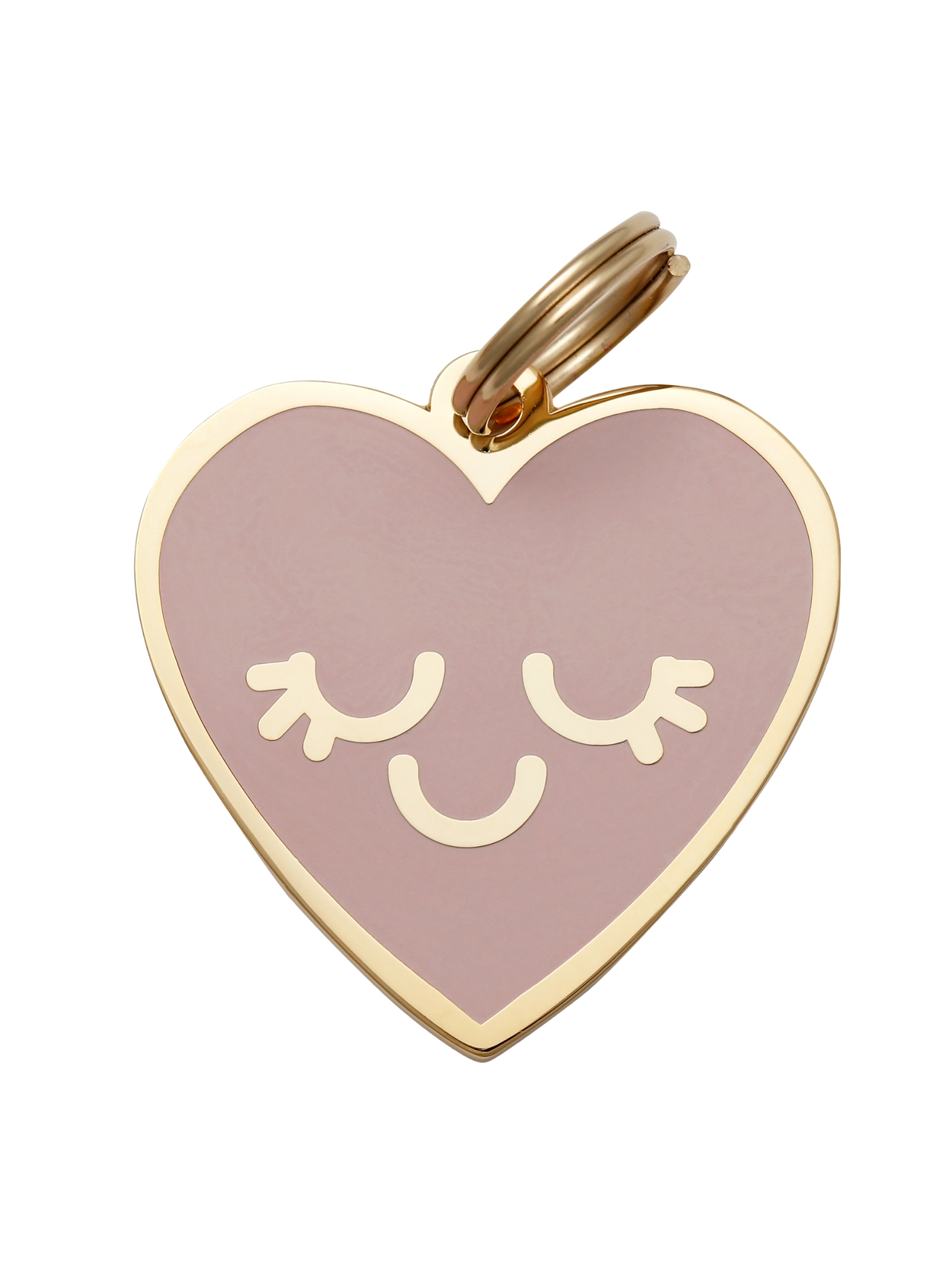 TWO TAILS PET COMPANY - Smiling Heart Pet ID Tag