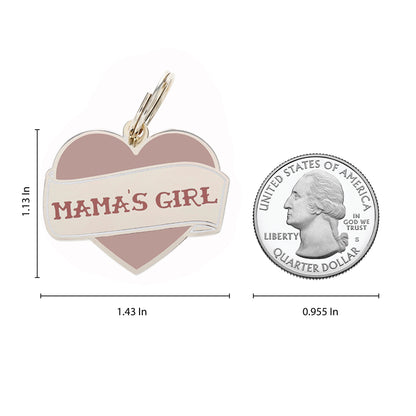 VORBESTELLUNG - Mama's Girl Pet ID Tag - OSSO BLU